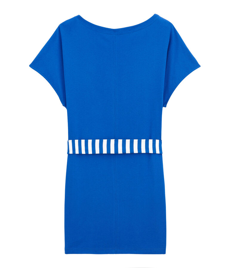 Women's short sleeve dress blue