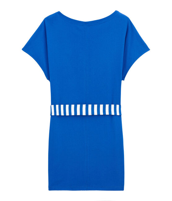 Women's short sleeve dress PERSE blue