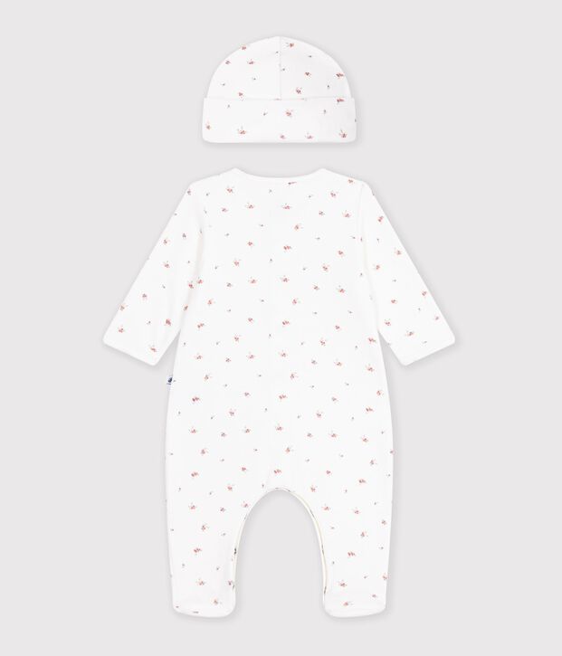 Newborn babies' printed cotton gift set multicolor