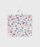 Babies' UV protection floral print polyester windbreaker MARSHMALLOW white/MULTICO white