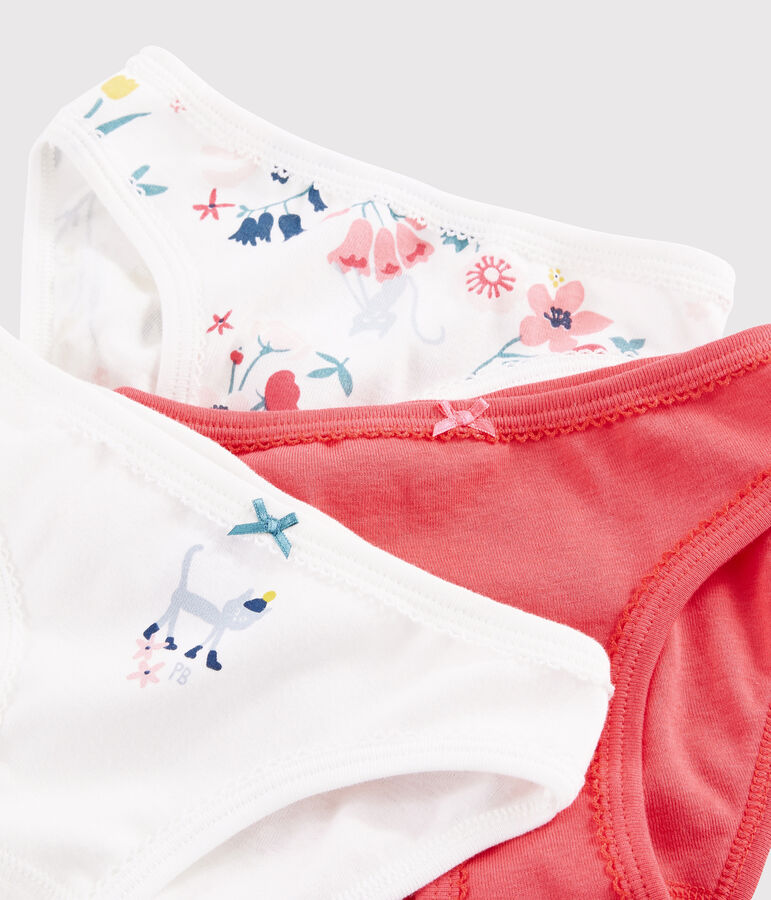 Girls' Floral Print Knickers - 3-Piece Set variante 1
