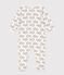 Babies' Velour Tractor Themed Pyjamas MARSHMALLOW white/MULTICO white