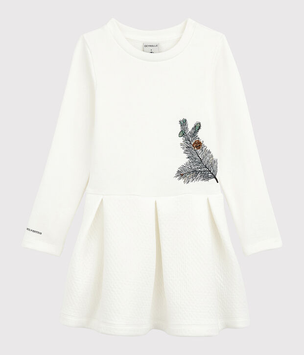 Petit Bateau x Deyrolle Girls' Dress white
