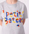 Children's short-sleeved printed T-shirt FUMEE CHINE grey