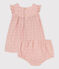 Babies' English embroidery Dress with Bloomers SALINE pink