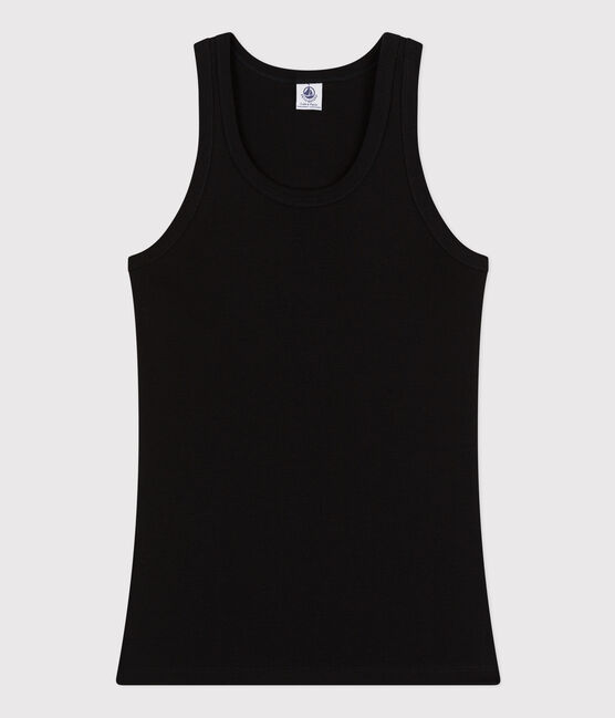 Women's Iconic Organic Cotton Vest NOIR black