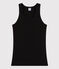 Women's Iconic Organic Cotton Vest NOIR black