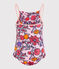 Girl's Eco-Friendly Swimsuit PATIENCE pink/MULTICO white