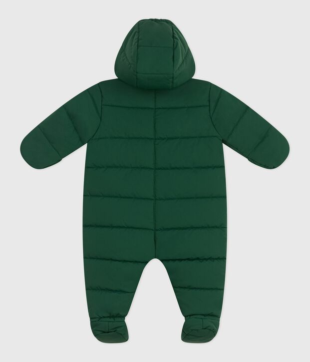 Babies' polyester snowsuit green