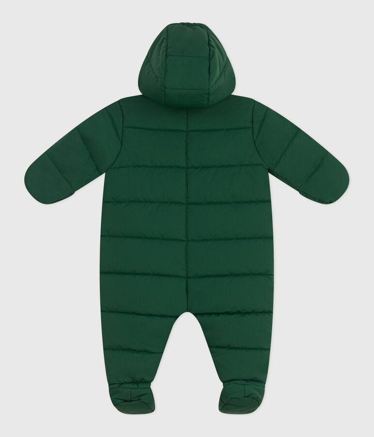 Babies' polyester snowsuit green