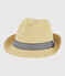 Children's Unisex Straw Hat NATUREL pink
