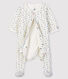 Baby Girls' floral print Velour Bodyjama