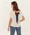 Women's Linen T-Shirt MARSHMALLOW white