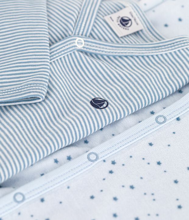 Pack of babies' printed cotton pyjamas multicolor