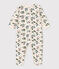 Babies' Floral Fleece Sleepsuit AVALANCHE white/MULTICO