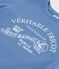 Children's short-sleeved printed T-shirt blue