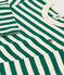 Boys' Long-Sleeved Cotton T-Shirt EVERGREEN /AVALANCHE