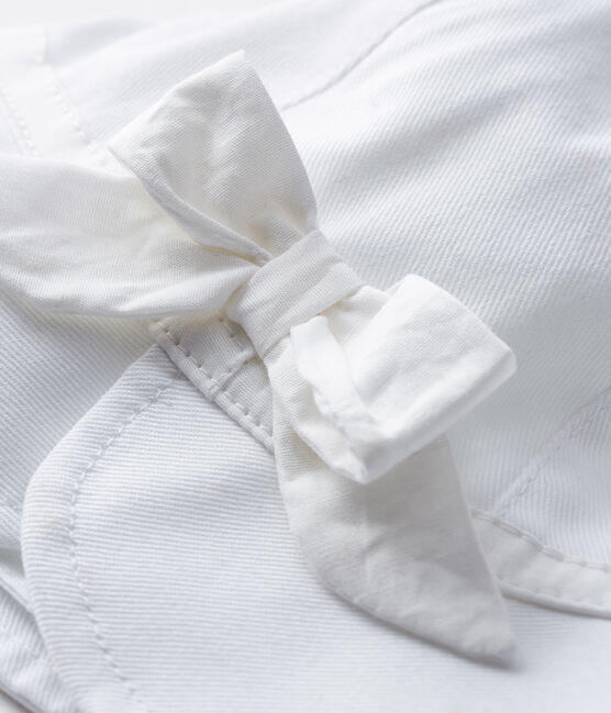 Baby Girls' Plain Floppy Hat MARSHMALLOW white