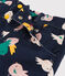 Babies' Velour Trousers SMOKING blue/MULTICO white