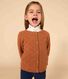 Girls' wool cardigan