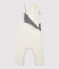 Babies' Quilted Dungarees MONTELIMAR CHINE beige
