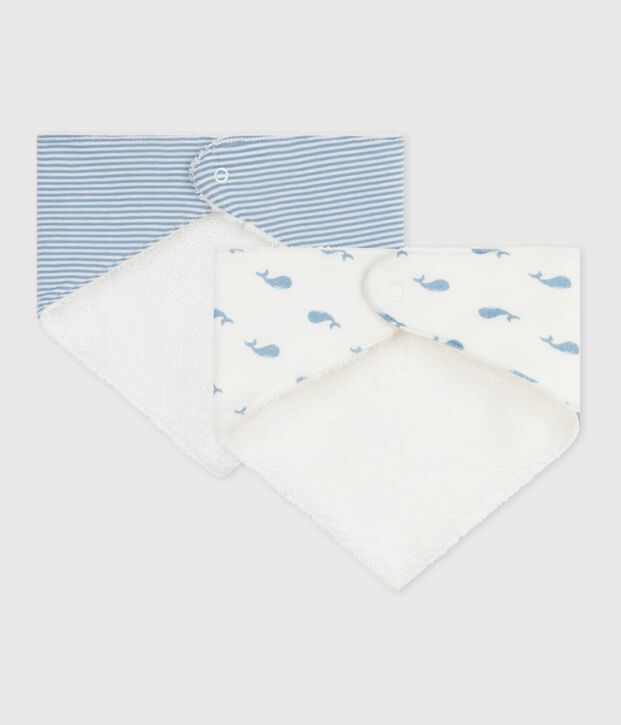 Pack of babies' printed cotton bandanas multicolor
