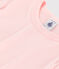 Little girls' long-sleeved cotton T-shirt MINOIS pink