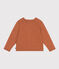 Girls' wool cardigan ECUREUIL brown