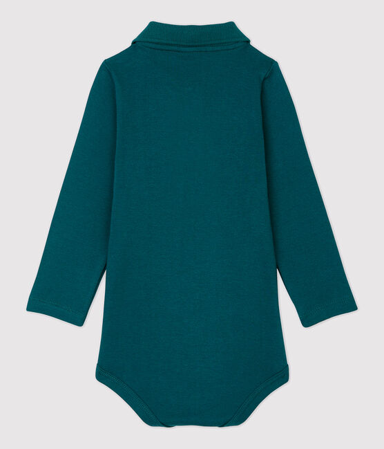 Babies' Cotton Bodysuit PINEDE green