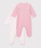 Pack of printed velour pyjamas for babies multicolor
