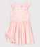 Girls' Poplin Formal Dress FLEUR pink