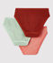 Girls' Openwork Cotton Briefs - 3-Pack variante 1