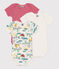 Short-Sleeved Cotton Explorer Bodysuits - 3-Pack variante 1