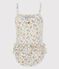 Babies' Eco-Friendly Swimsuit MARSHMALLOW white/MULTICO white
