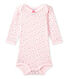 Baby girls' printed long-sleeved bodysuit