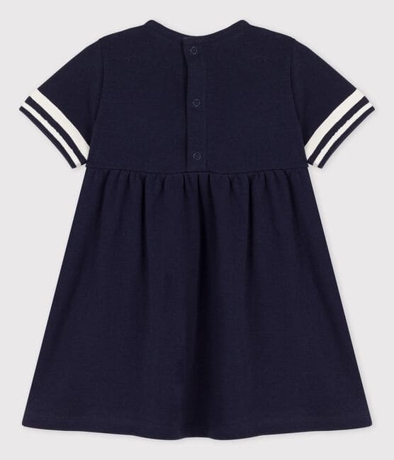 Babies' Organic Cotton Sailor Dress SMOKING blue
