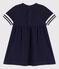 Babies' Organic Cotton Sailor Dress SMOKING blue