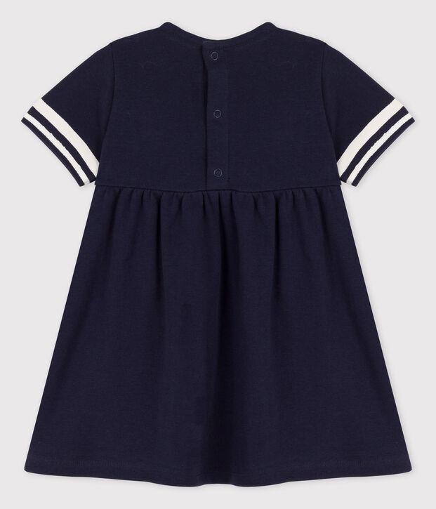 Babies' Organic Cotton Sailor Dress blue