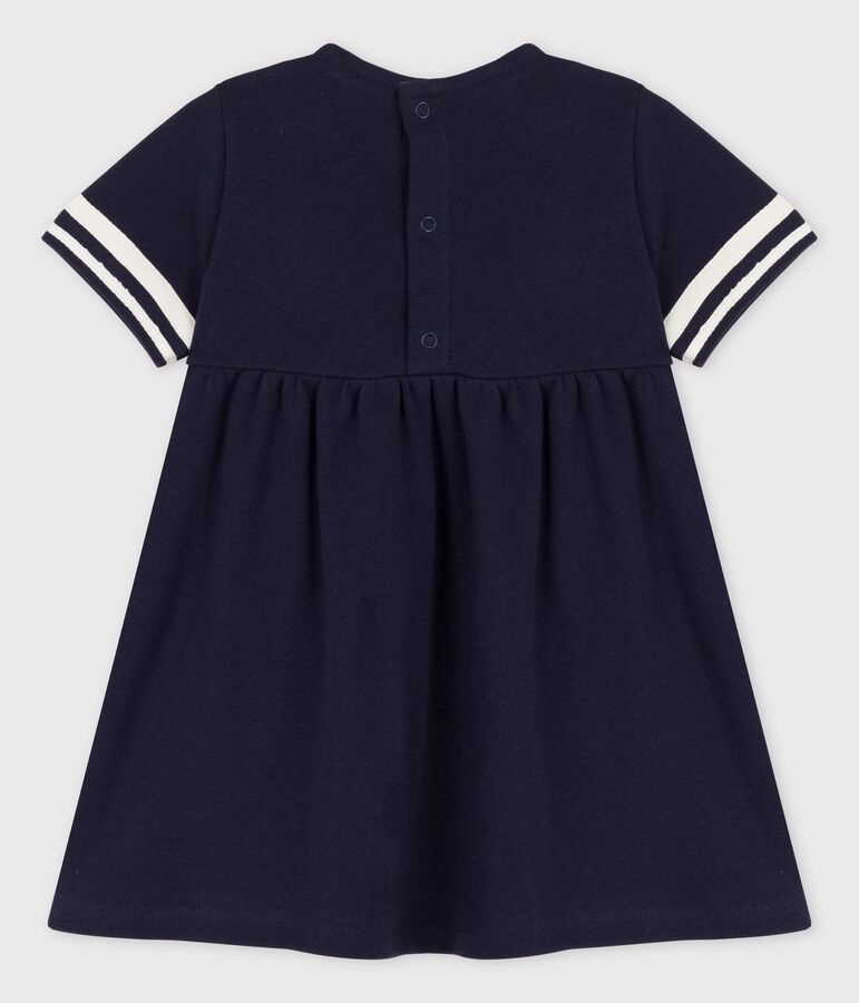 Babies' Organic Cotton Sailor Dress blue