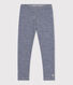Unisex Pinstriped Wool/Cotton Leggings