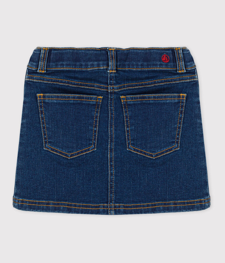 Girls' Straight-Fit Denim Skirt blue