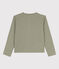 Girls' Cotton Cardigan MARECAGE green