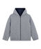 Unisex Children's Warm Reversible Windbreaker SMOKING blue