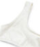Girls' Padded Crop Top MARSHMALLOW white
