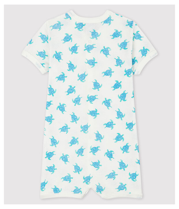 Extra Light Cotton Tortoise Sleepsuit white/multicolor