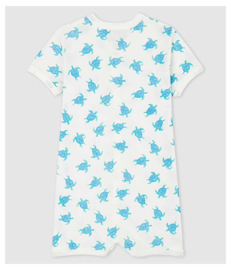 Extra Light Cotton Tortoise Sleepsuit MARSHMALLOW white/MULTICO white