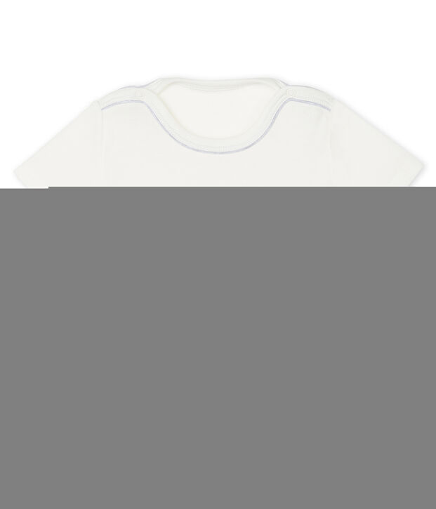 Tee shirt manches courtes b&eacute;b&eacute; gar&ccedil;on white