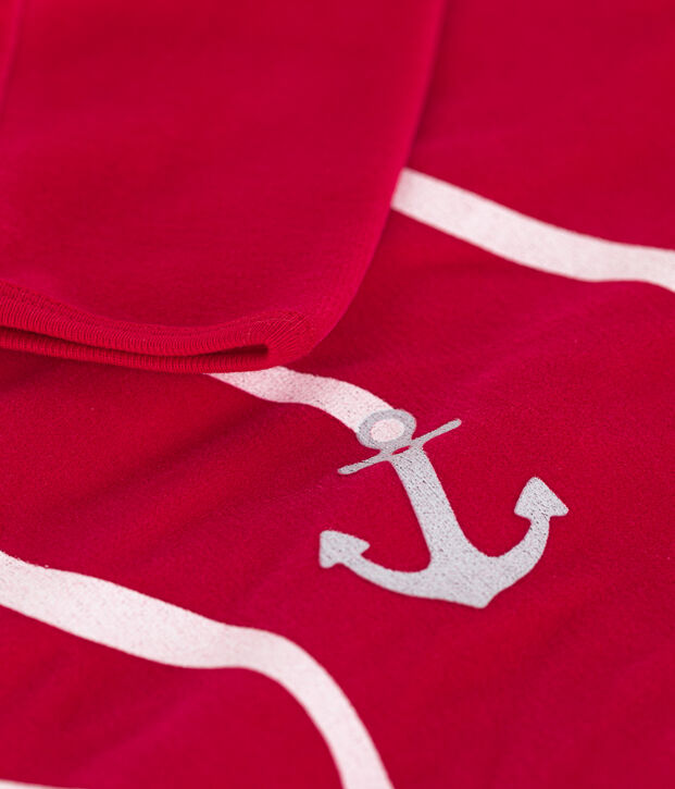 Dors bien en velours b&eacute;b&eacute; red