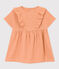 Babies' Cotton Gauze Short-Sleeved Dress SIENNA pink
