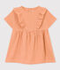 Babies' Cotton Gauze Short-Sleeved Dress